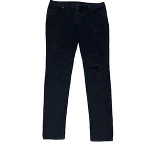 RtA Women’s Black Distressed Skinny Jeans Road to Awe size 29
